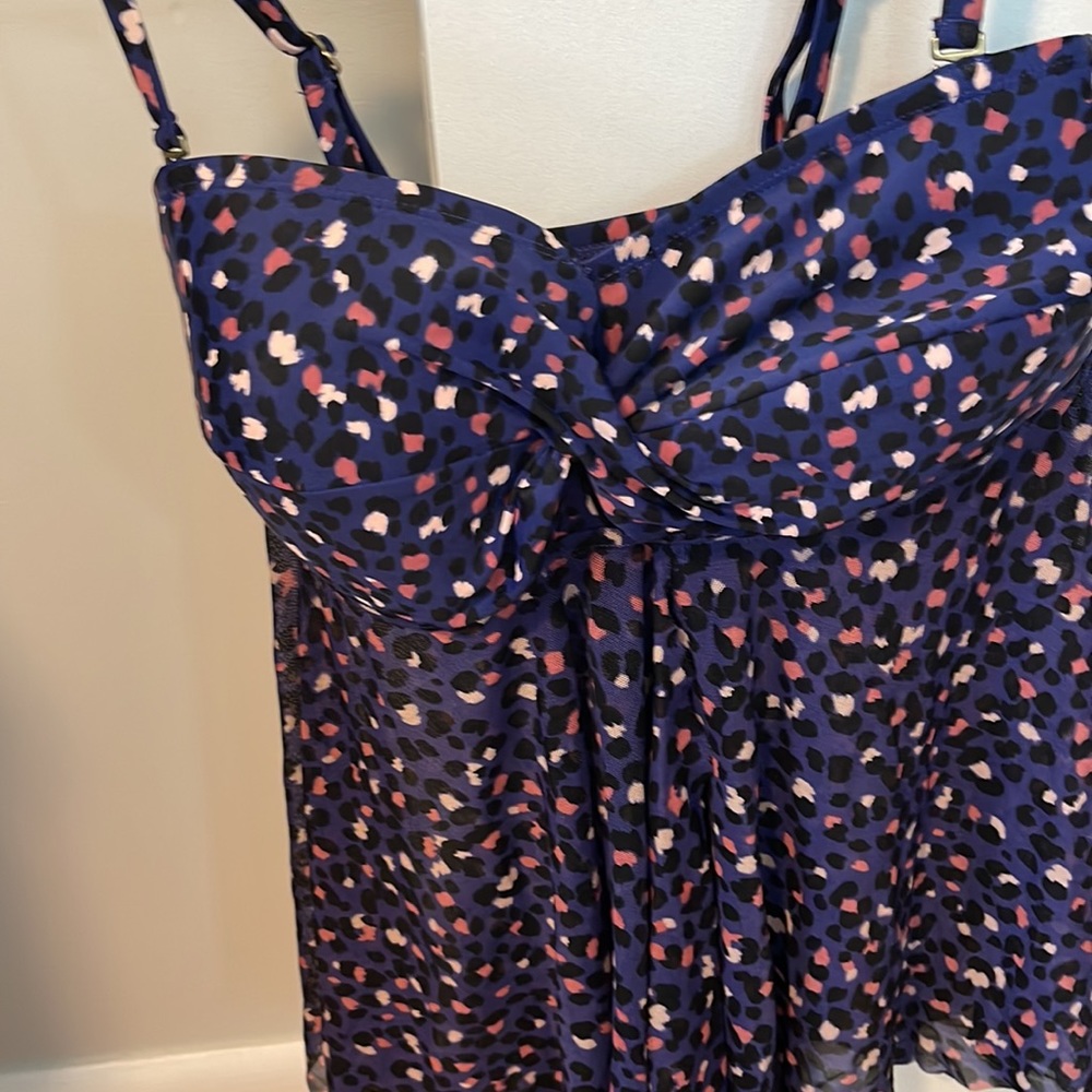 EUC Kona Sol mesh flyaway tankini top - size small - Picture 3 of 8